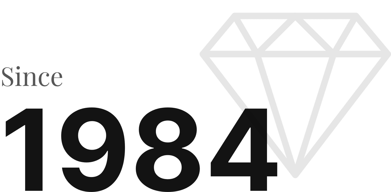 Minimalist "Since 1984" graphic design